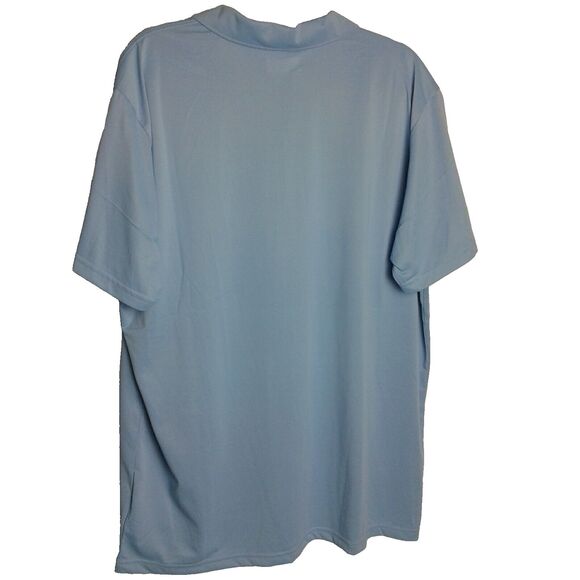 Columbia Shirt Mens XL light blue Omni-Wick Short Sleeve Polo - Picture 2 of 5